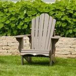 Leisure Line Classic Woodgrain Adirondack Chair by Tangent