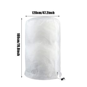 1PC Plant Covers Freeze ProtectionLarge Frost Cloths Blankets With Zipper Drawstring (Option: W13732772)