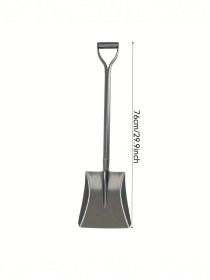 Large Shovel, Garden Shovel, Small Iron Shovel, Outdoor Digging Shovel, Spade For Growing Vegetables, Household Tools, Snow Shovel, Steel Shovel (Option: Flathead shovel)