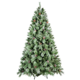 Artificial 5ft Green Christmas Tree With 694PVC Hard Needle Mixed Branch Tips (Option: Style1)