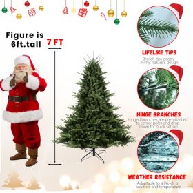 PE, PVC Christmas Tree, Green (Option: 7ft)