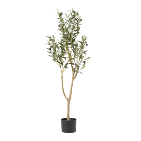 120CM ARTIFICIAL OLIVE TREE (Color: green)
