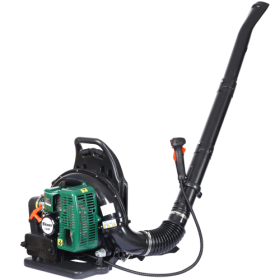 2-STROKE BACKPACK LEAF BLOWER,GAS 63.3cc,3.6HP 750CFM (Color: green)