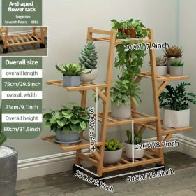 Multi-layer Flower Rack With Wheels (Option: 7tier flower rack)