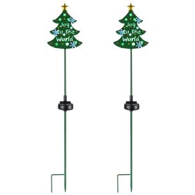 Christmas Tree Solar Light (Option: Solar lights)
